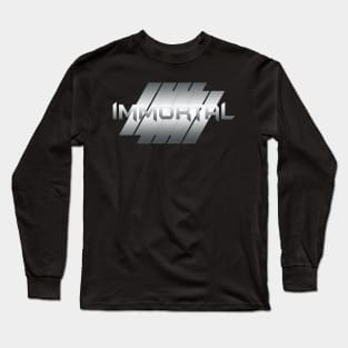 Metallic Illustration immortal Long Sleeve T-Shirt